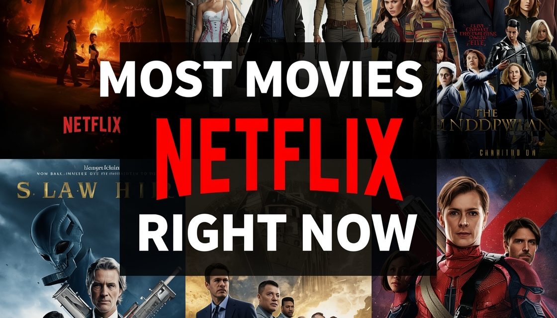 Top 10 Most Popular Movies on Netflix Right Now